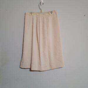 Jones New York Womens Skirt‎ Sz 6 Lined Pencil Straight Basic Cream Ivory 
Lined